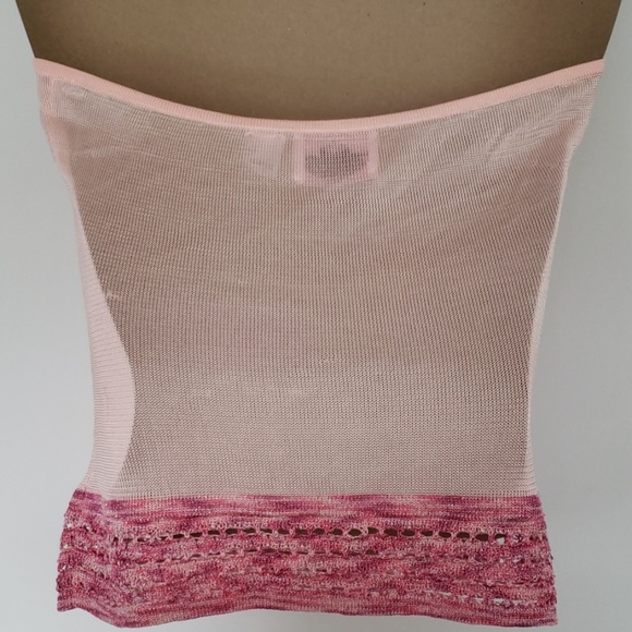 Tocca Knitted Purple Pink Halter Top / Camisole - Picture 3 of 4